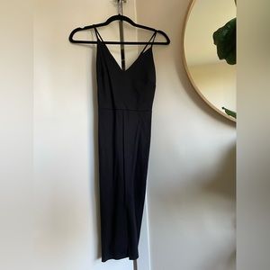 Black cocktail dress